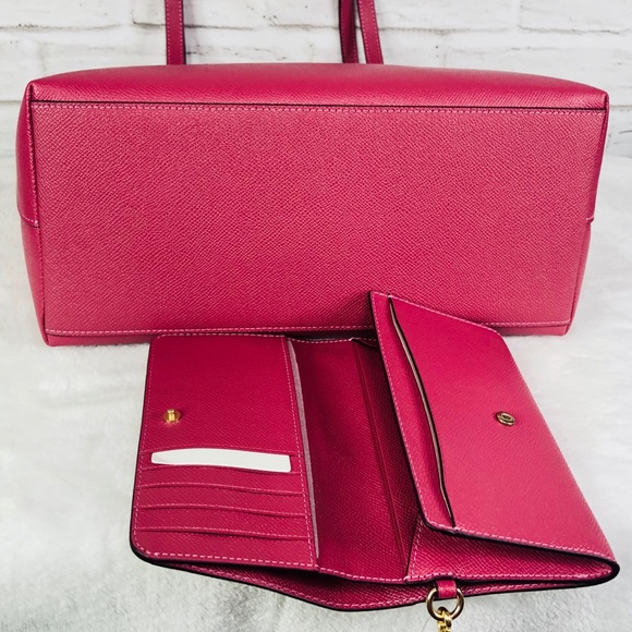 2PCS Coach City Zip Top Tote Wallet Set - Picture 5 of 8